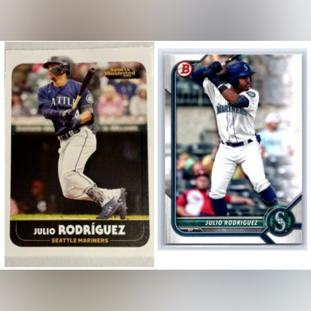 Julio Rodriguez ⚾ MLB Baseball Trading Cards Lot 🔥 Seattle Mariners